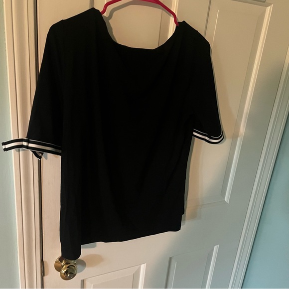 Ann Taylor black blouse L - Picture 5 of 6